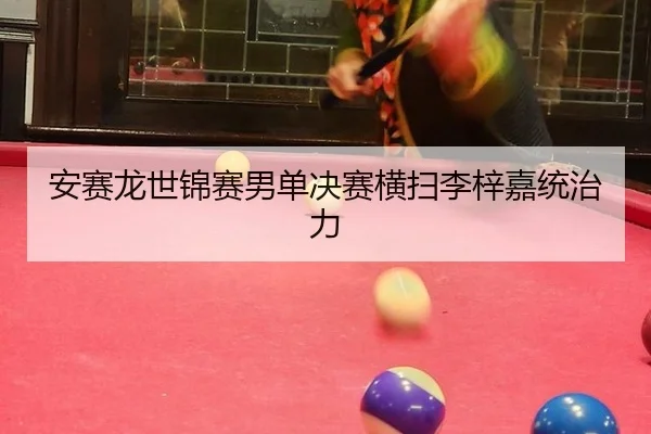 安赛龙世锦赛男单决赛横扫李梓嘉统治力
